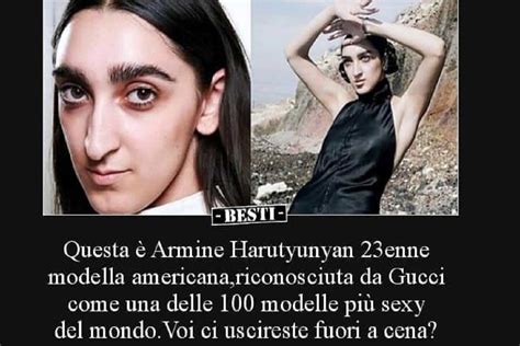 modella più bella del mondo gucci|Chi è Armine Harutyunyan, la modella di Gucci di cui tutti parlano.